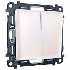 Выключатель перекрестный двухклавишный без рамки Ambrella Volt MA MA203030