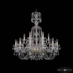 Подвесная люстра Bohemia Ivele Crystal 1402 1402/12+6/300/XL-90 G