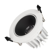 Светильник MS-FORECAST-BUILT-TURN-R102-12W Day4000 (WH-BK, 32 deg, 230V) ( Arlight , IP20 Металл, 5 лет)