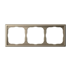  Systeme Electric ARTGALLERY 3-постовая РАМКА, универсальная, ШАМПАНЬ