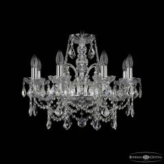 Подвесная люстра Bohemia Ivele Crystal 1411 1411/8/195 Ni Leafs