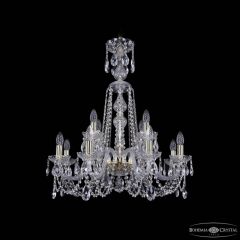 Подвесная люстра Bohemia Ivele Crystal 1402 1402/8+4/240/XL-77 G