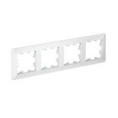  Systeme Electric ATLASDESIGN AIR 4-постовая РАМКА, ЛОТОС/дымчатый белый