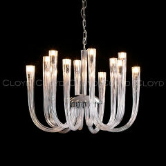 Люстра подвесная Cloyd AEDA C12 / Ø60 см - хром (арт.11636)