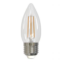  Uniel Лампа светодиодная диммируемая (UL-00005188) E27 9W 4000K прозрачная LED-C35-9W/4000K/E27/CL/DIM GLA01TR