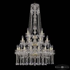 Подвесная люстра Bohemia Ivele Crystal 1413 1413/16+8+4/300/h-134/3d G