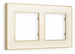 Рамка на 2 поста Ambrella Volt Arctic AF580342