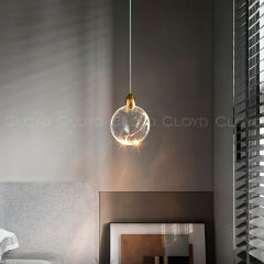 Подвесной светильник Cloyd GLOCK-B P1 / Ø12 см - золото (арт.11624)