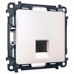 Розетка Ethernet RJ-45 и со шторками, без рамки Ambrella Volt ALFA MA212005