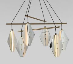 Подвесная люстра Eurosvet 301054 LED латунь