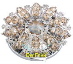 Точечный светильник De Fran FT 880 c "Подвеска" хром + шампань MR16 1 x 50 вт