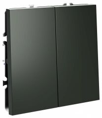 Переключатель перекрестный двухклавишный без рамки Voltum S70 VLS020506