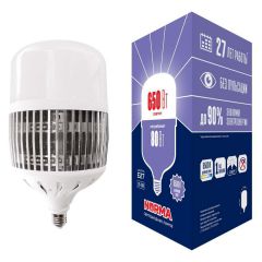 Лампа LED сверхмощная (UL-00006796) Volpe E27 80W (650W) 6500K матовая LED-M80-80W/6500K/E27/FR/NR