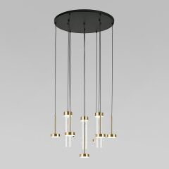 Подвесная люстра Eurosvet Quarzo 301102 LED латунь