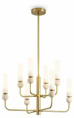 Люстра на штанге Freya Sunspot FR5482CL-08BS