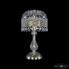 Настольная лампа декоративная Bohemia Ivele Crystal 1478 14781L1/25 G Leafs
