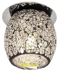 Точечный светильник De Fran FT 867 w "Мозаика" мозаика хром + белый G9 1 x 40 вт