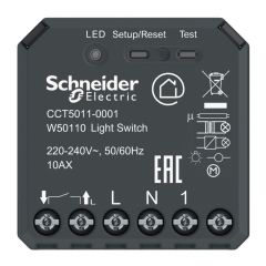  Schneider Electric Микромодуль Wiser, релейный выключатель, 10А, deep CE60