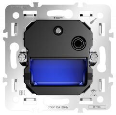 Механизм заглушка для поста с подсветкой и с датчиком, без рамки Voltum S70 VLS0707M