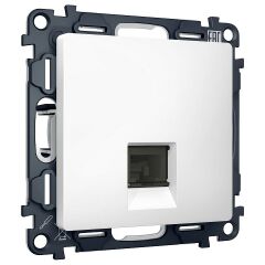 Розетка Ethernet RJ-45 и со шторками, без рамки Ambrella Volt ALFA MA132005