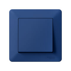  Systeme Electric ATLASDESIGN AIR 1-постовая РАМКА, АКВАМАРИН/дымчатый черный