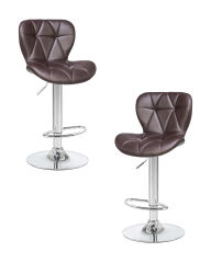Набор 2 шт Стул барный Dobrin BARNY, коричневый