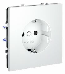 Розетка с заземлением и со шторкой, без рамки Voltum S70 VLS040202