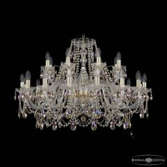 Подвесная люстра Bohemia Ivele Crystal 1411 1411/16+8/360 G R801