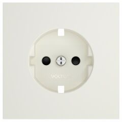 Накладка для розетки с заземлением и со шторками Voltum S70 VLS000713