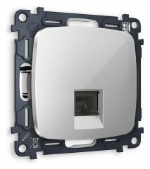 Розетка телефонная RJ-11 со штрокой, без рамки Ambrella Volt Quant MO412030