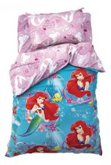  Disney Постельное белье полутораспальное Принцессы: Русалочка Ариель