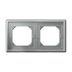  Systeme Electric ARTGALLERY 2-постовая РАМКА IP44, АЛЮМИНИЙ