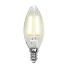 Лампа светодиодная Uniel LED-C35-5W/WW/E14/CL/MB GLM10TR картон