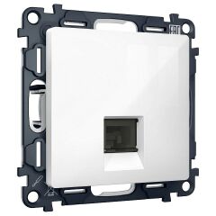 Розетка Ethernet RJ-45 и со шторками, без рамки Ambrella Volt ALFA MA112005