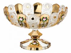  Lefard Чаша декоративная (30х19 см) Gold Glass 195-108