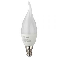 Лампа светодиодная Эра E14 7W 2700K матовая LED BXS-7W-827-E14