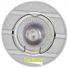 Точечный светильник De Fran FT 137 SN сатин-никель + никель MR16 1 x 50 вт