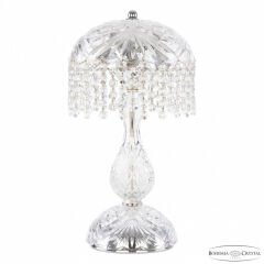 Настольная лампа декоративная Bohemia Ivele Crystal 1478 14781L1/22 Ni R