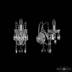 Бра Bohemia Ivele Crystal 1411 1411B/1/160/XL Ni