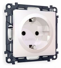 Розетка с заземлением, без рамки Ambrella Volt Quant MA206010