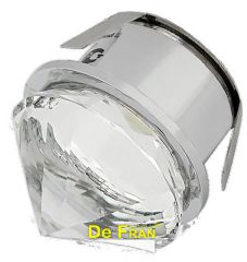 Точечный светильник De Fran FT 812 LED светодиодный "Звездное Небо" стекло, с ПРА и LED хром "звездное небо", спектр холодный белый 6500К LED 1 x 1 вт