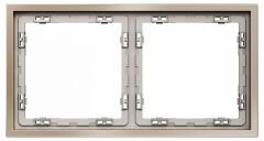 Рамка на 2 поста Voltum S70 METAL VLSM120210