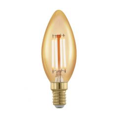  Eglo Лампа светодиодная филаментная диммируемая E14 4W 1700К золотая 11698