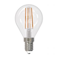  Uniel Лампа светодиодная (UL-00005172) E14 9W 3000K прозрачная LED-G45-9W/3000K/E14/CL PLS02WH