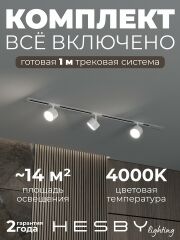 Комплект трековый Hesby Lighting Skylite №13 HSBL_kompl_S013_VI1W4K