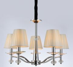 Подвесная люстра Illumico IL1151-5PPA-29 CR Romei