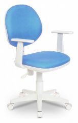 Кресло компьютерное Бюрократ CH-W356AXSN голубое