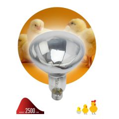 Лампа инфракрасная Эра E27 250 Вт для обогрева животных и освещения ИКЗ 220-250 R127 E27 Б0055440