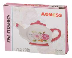  АРТИ-М Подставка под чайные пакетики (13х9х2 см) Горошек 358-857