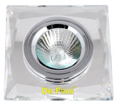 Точечный светильник De Fran FT 848-2 c "Квадрат" прозрачное стекло MR16 1 x 50 вт